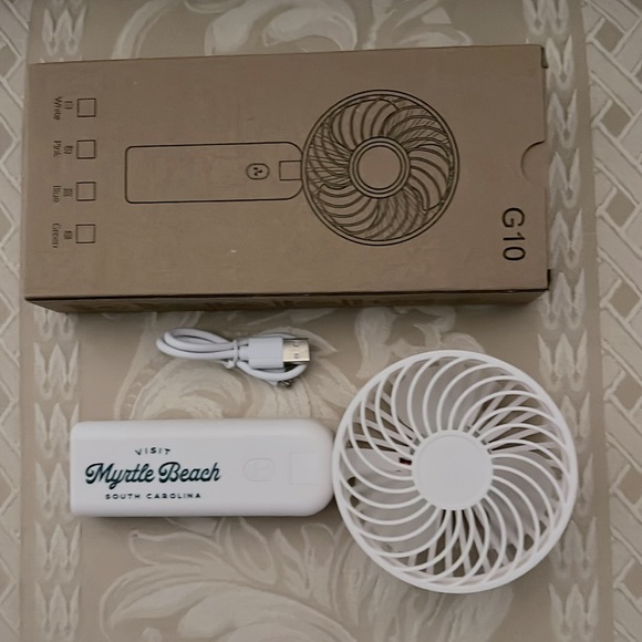 Portable Hand Fan for on the Go! Visit Myrtle Beach, South Carolina, Brand, New! - Picture 2 of 4